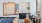 a room with a table and chairs